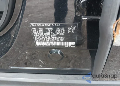 2022 Honda Hr-V Awd Lx z USA, uszkodzony, nr VIN 3CZRU6H36NM703730